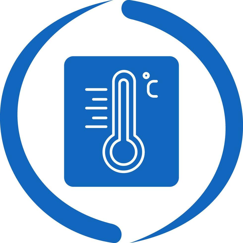 icône de vecteur de thermomètre