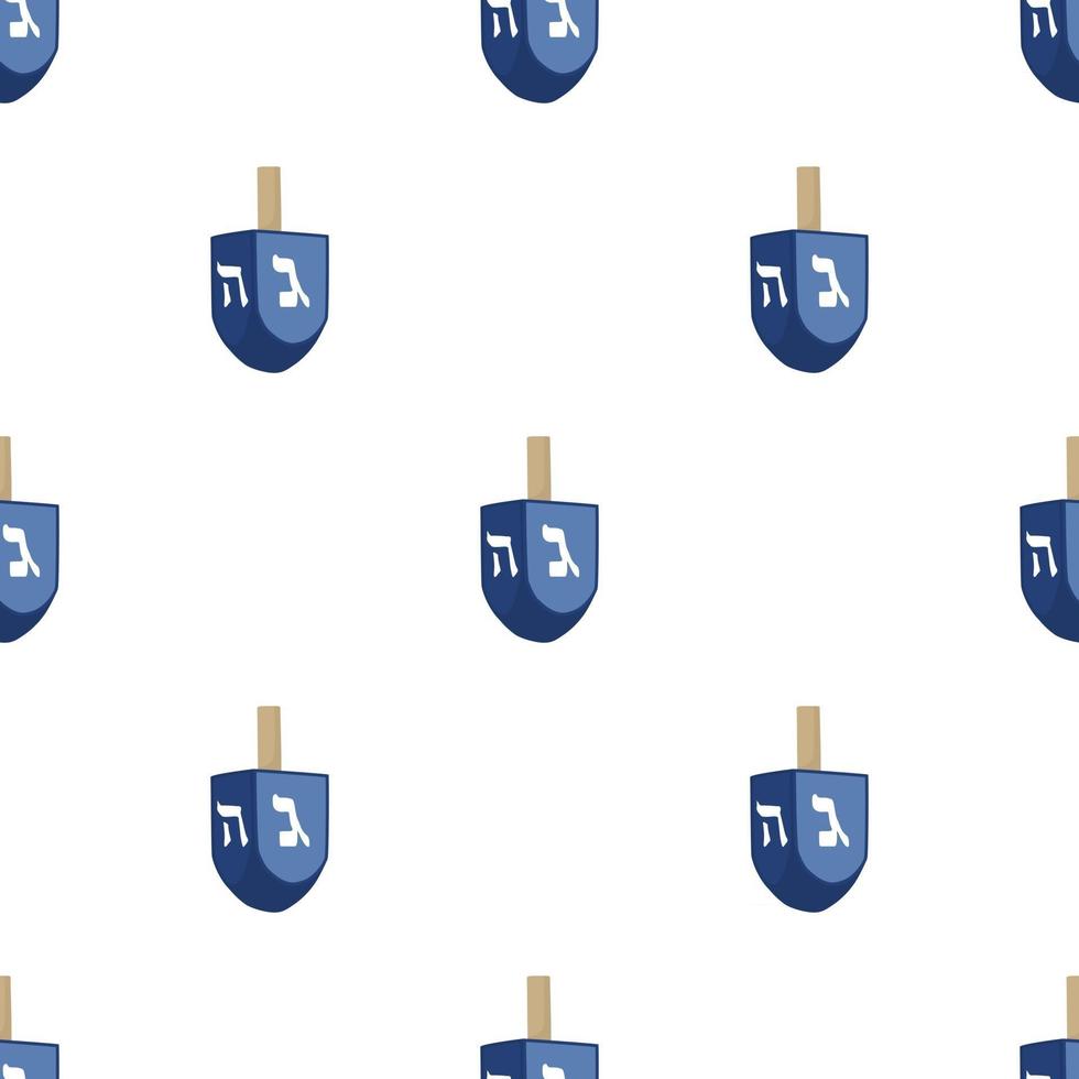 illustration sur le thème grand motif coloré dreidel vecteur