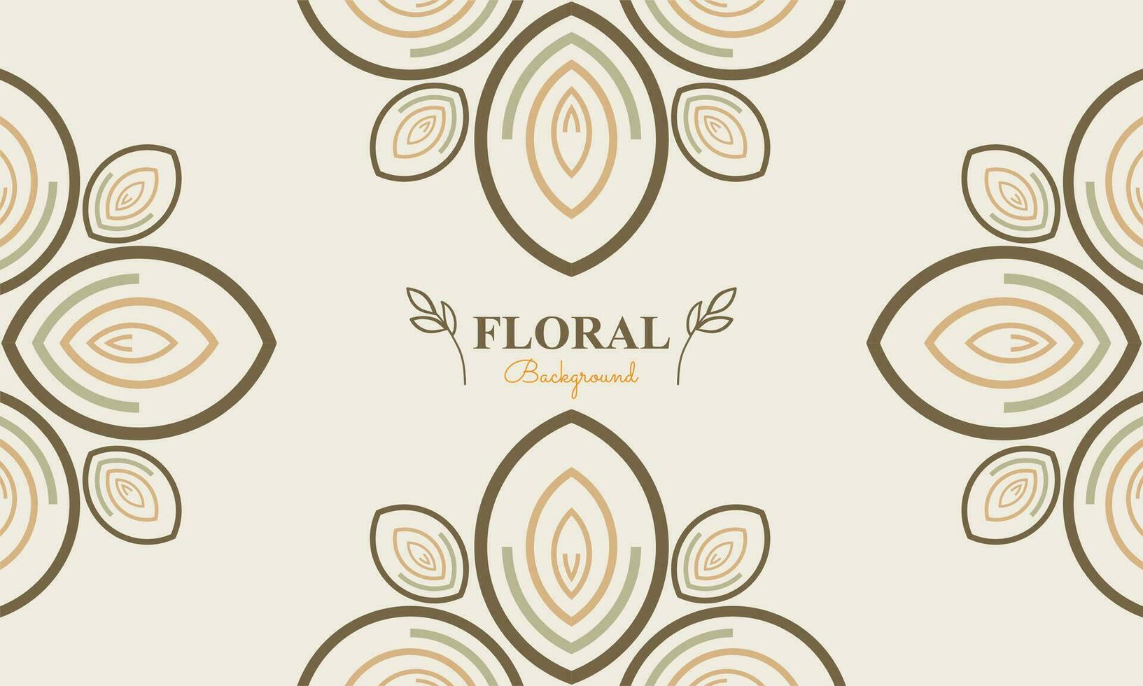floral Contexte avec abstrait Naturel forme, feuille et floral ornement dans doux pastel Couleur style vecteur