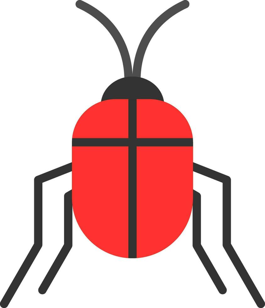 scarabée vecteur icône conception
