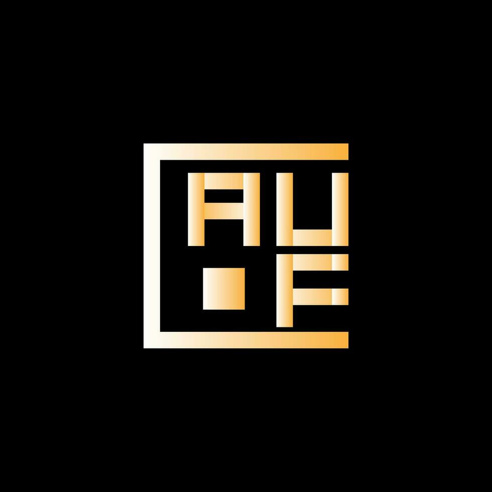 auf lettre logo vecteur conception, auf Facile et moderne logo. auf luxueux alphabet conception