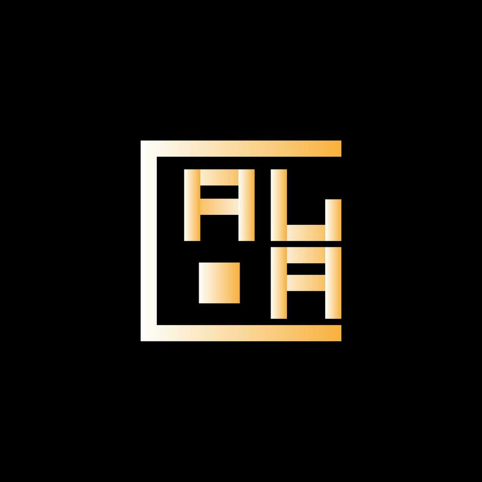 ala lettre logo vecteur conception, ala Facile et moderne logo. ala luxueux alphabet conception