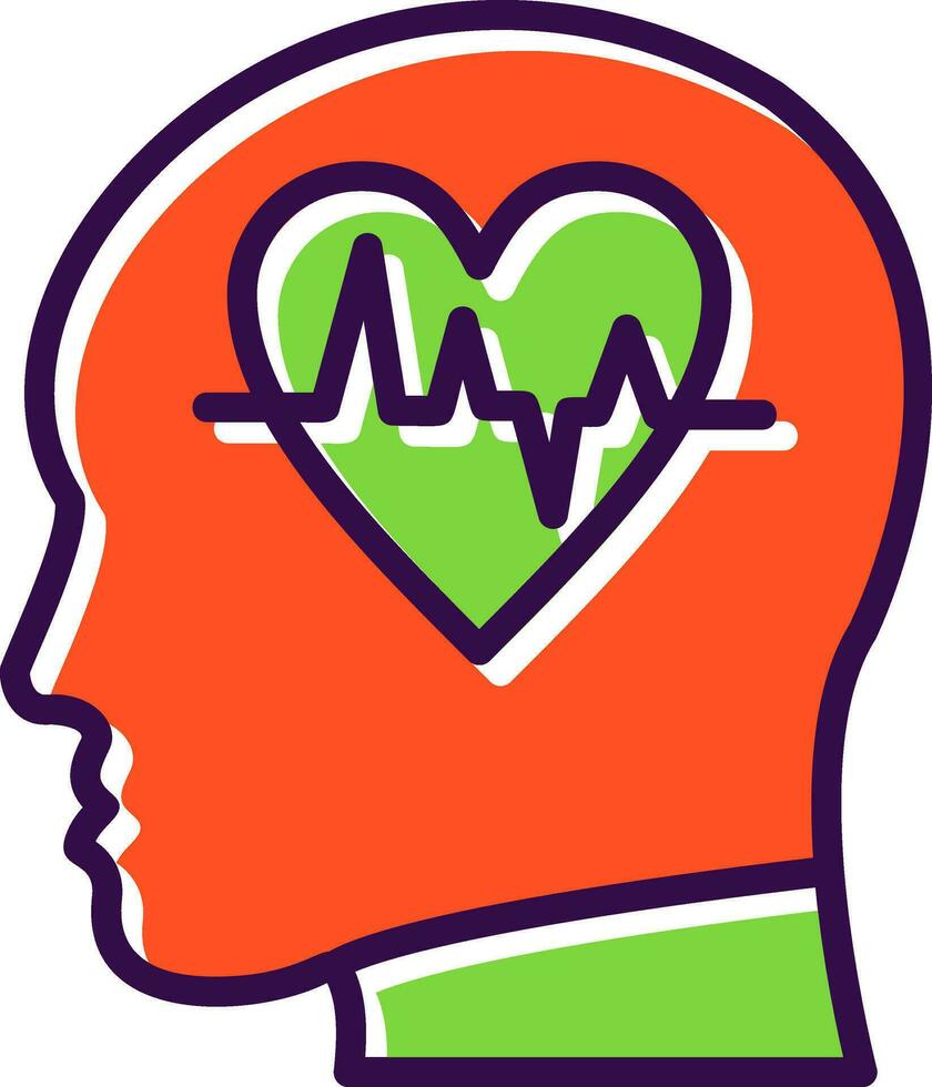 conception d'icône de vecteur de santé mentale