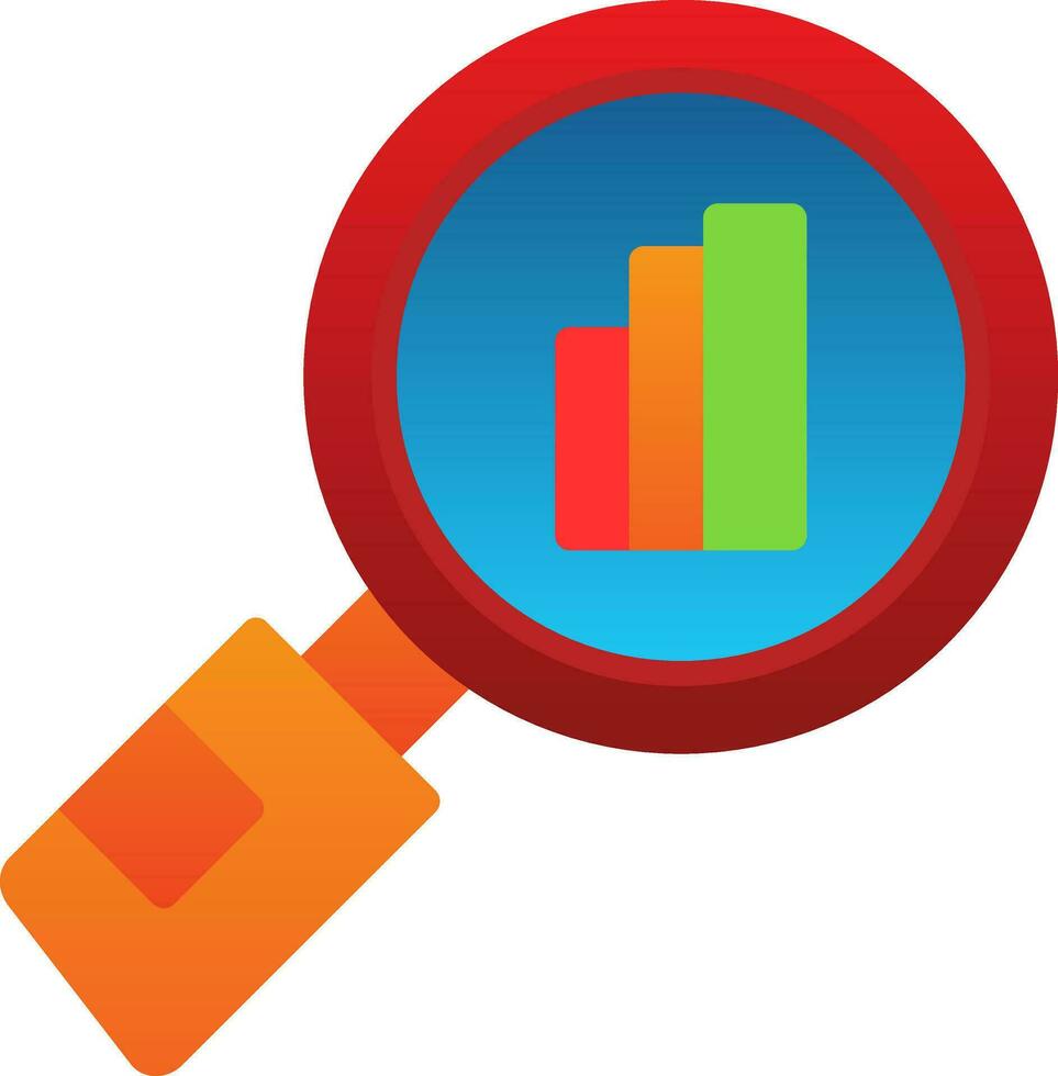 conception d'icône de vecteur d'analyse