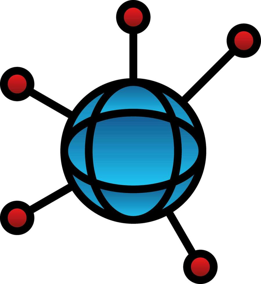 conception d'icône de vecteur de réseau