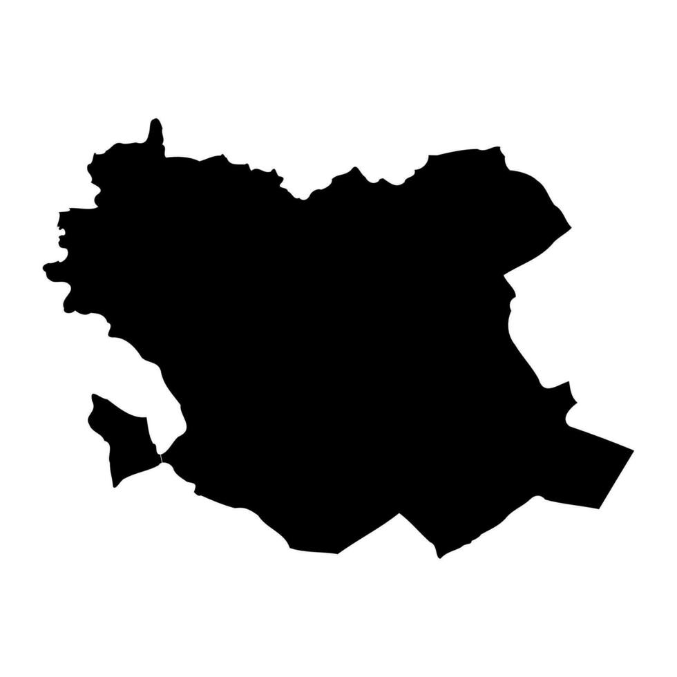 dita Province carte, administratif division de Algérie. vecteur