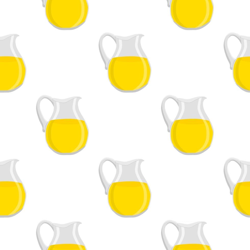 illustration sur le thème grande limonade colorée dans une cruche en verre vecteur