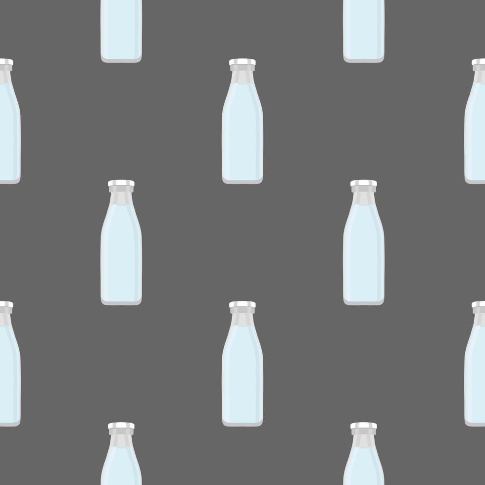 illustration sur le thème défini des bouteilles en verre de types identiques vecteur