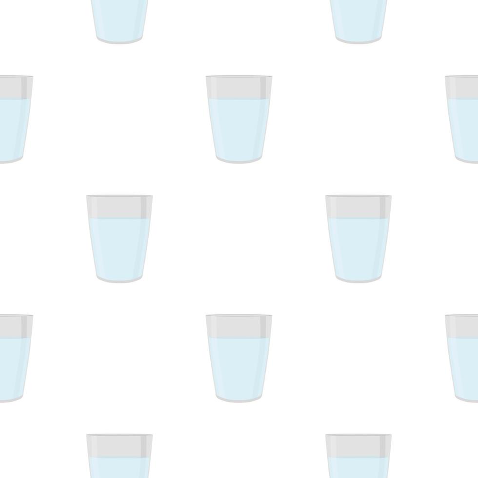 illustration sur le thème ensemble de couleurs tasses en verre de types identiques vecteur