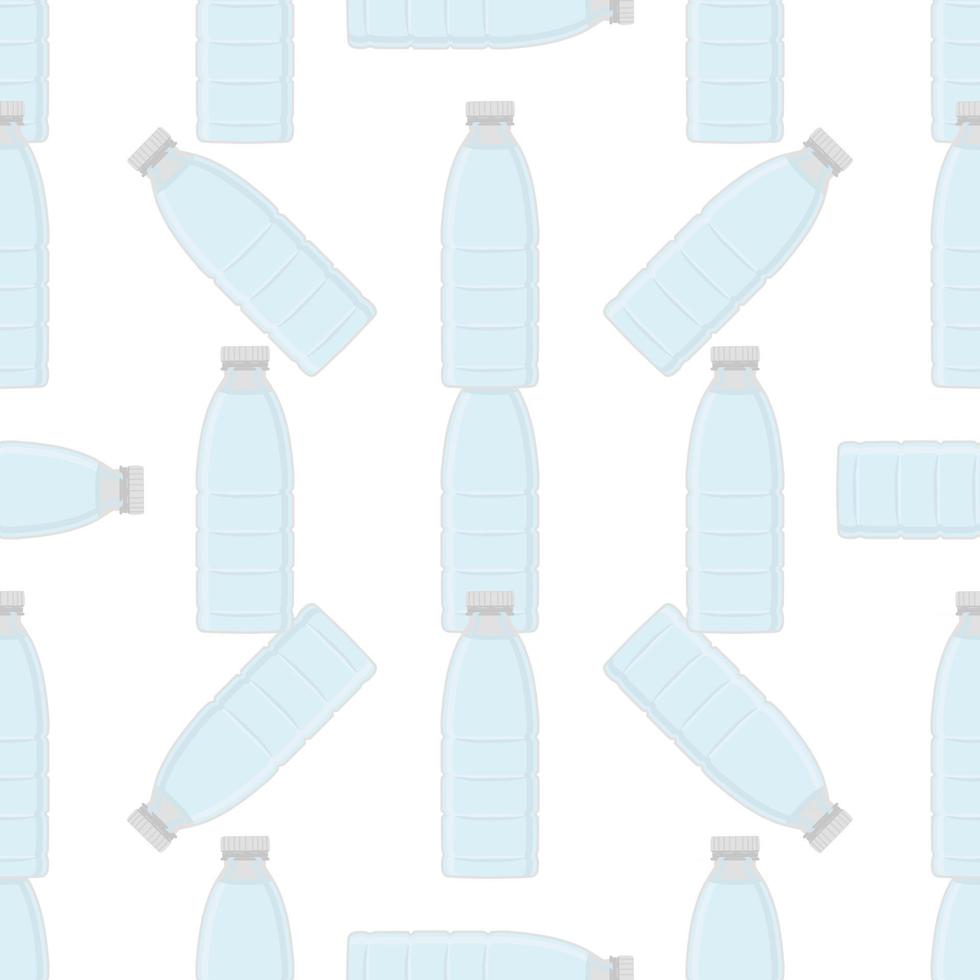 illustration sur le thème défini des bouteilles en plastique de types identiques vecteur