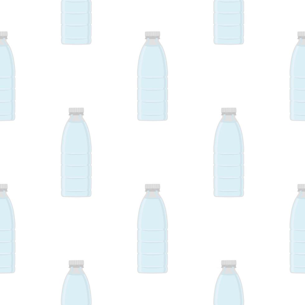 illustration sur le thème défini des bouteilles en plastique de types identiques vecteur