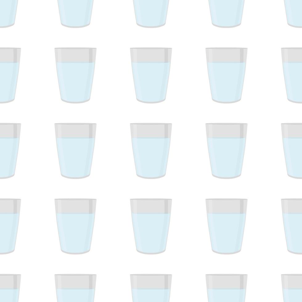 illustration sur le thème ensemble de couleurs tasses en verre de types identiques vecteur