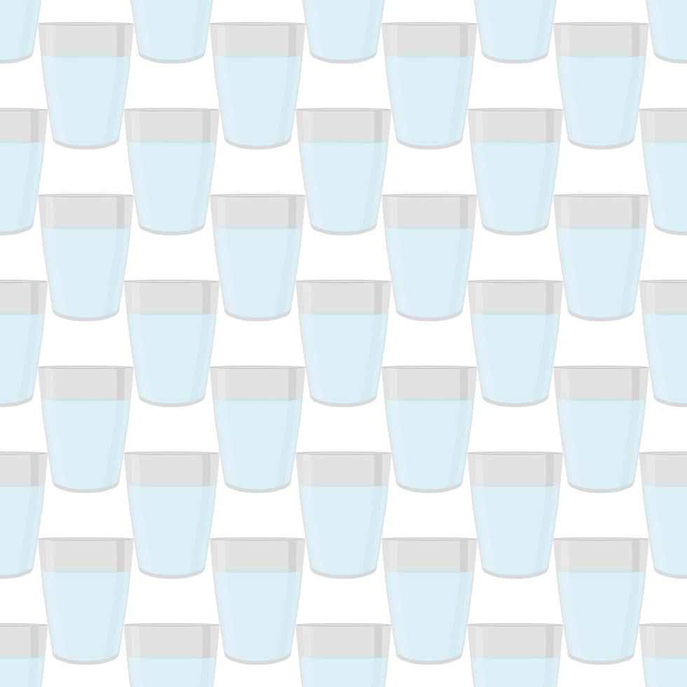 illustration sur le thème ensemble de couleurs tasses en verre de types identiques vecteur