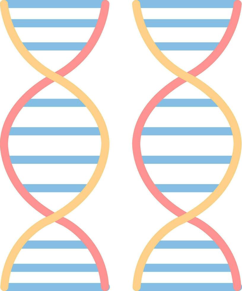 conception d'icône de vecteur d'adn