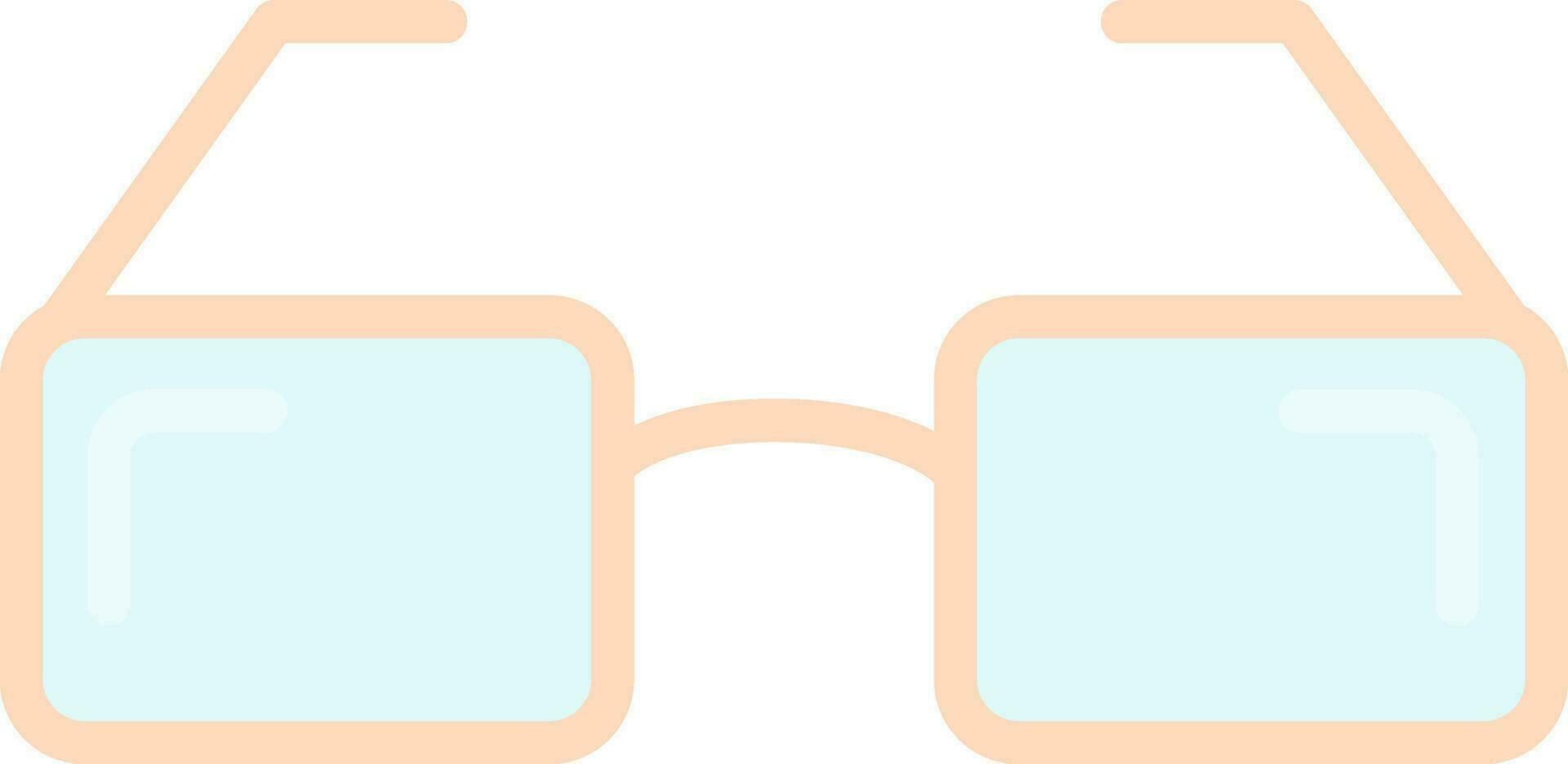 conception d'icônes vectorielles de lunettes vecteur