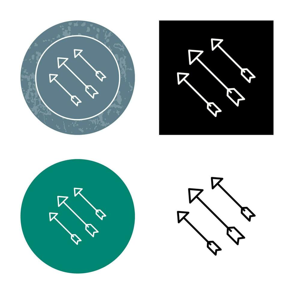 icône de vecteur de flèches uniques