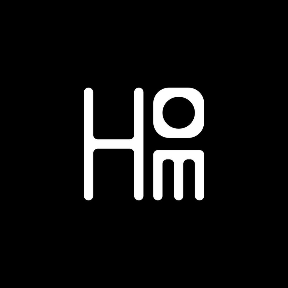 hom lettre logo vecteur conception, hom Facile et moderne logo. hom luxueux alphabet conception
