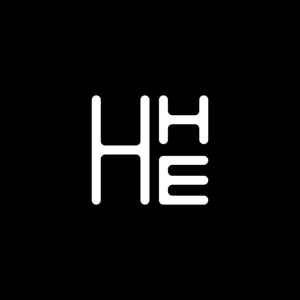 hhé lettre logo vecteur conception, hhé Facile et moderne logo. hhé luxueux alphabet conception