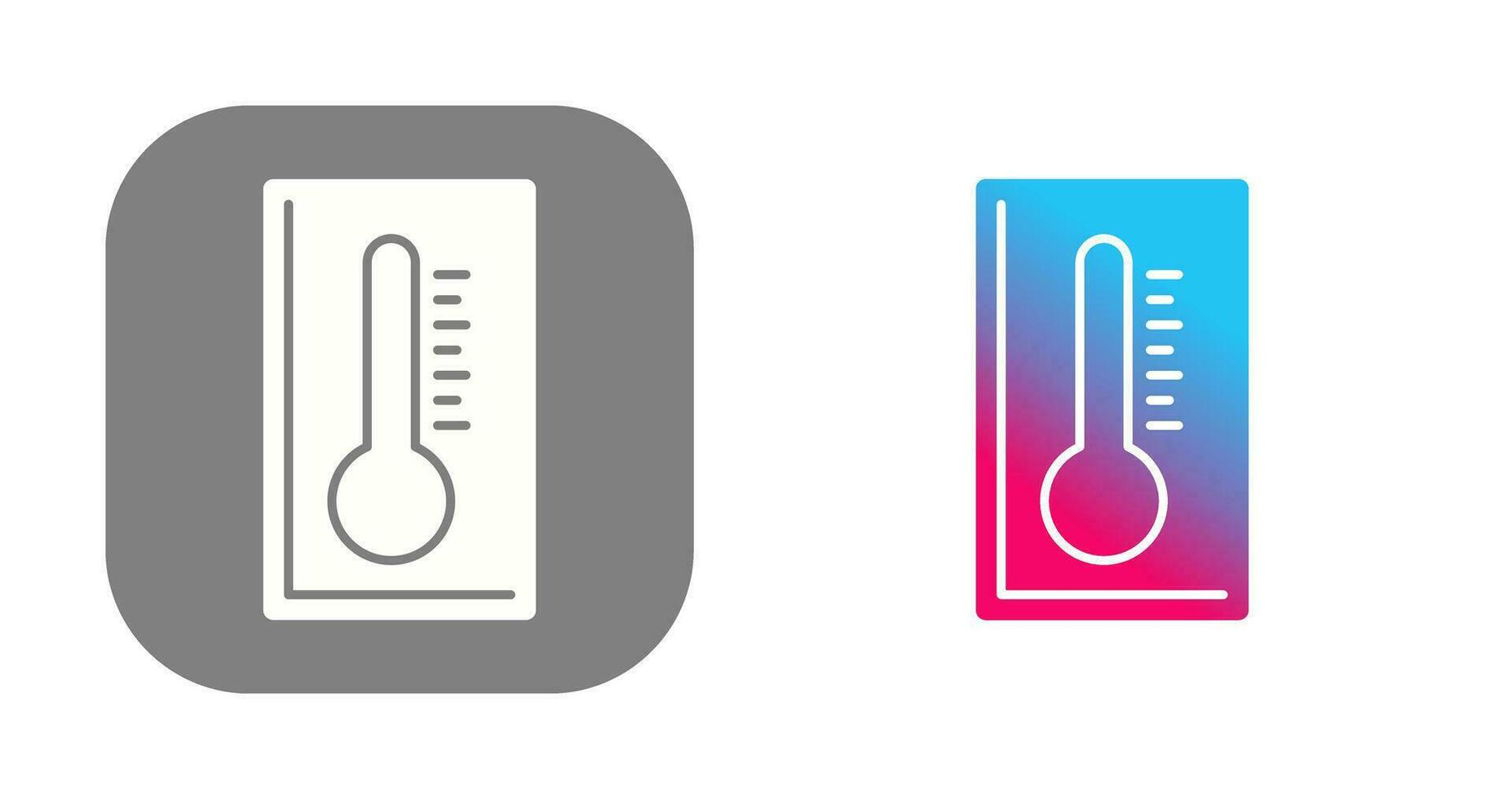 icône de vecteur de thermomètre