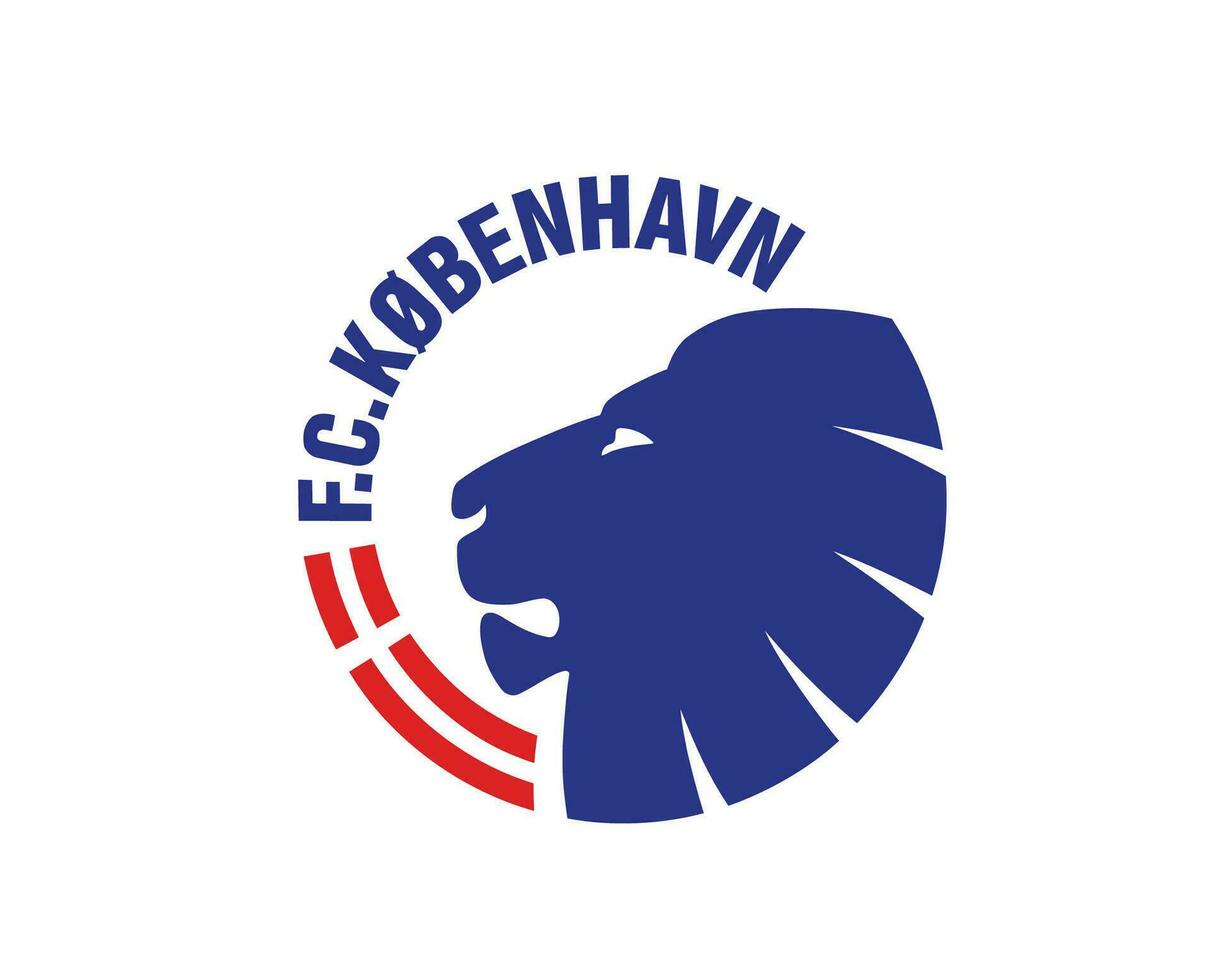 fc kobenhavn club logo symbole Danemark ligue Football abstrait conception vecteur illustration