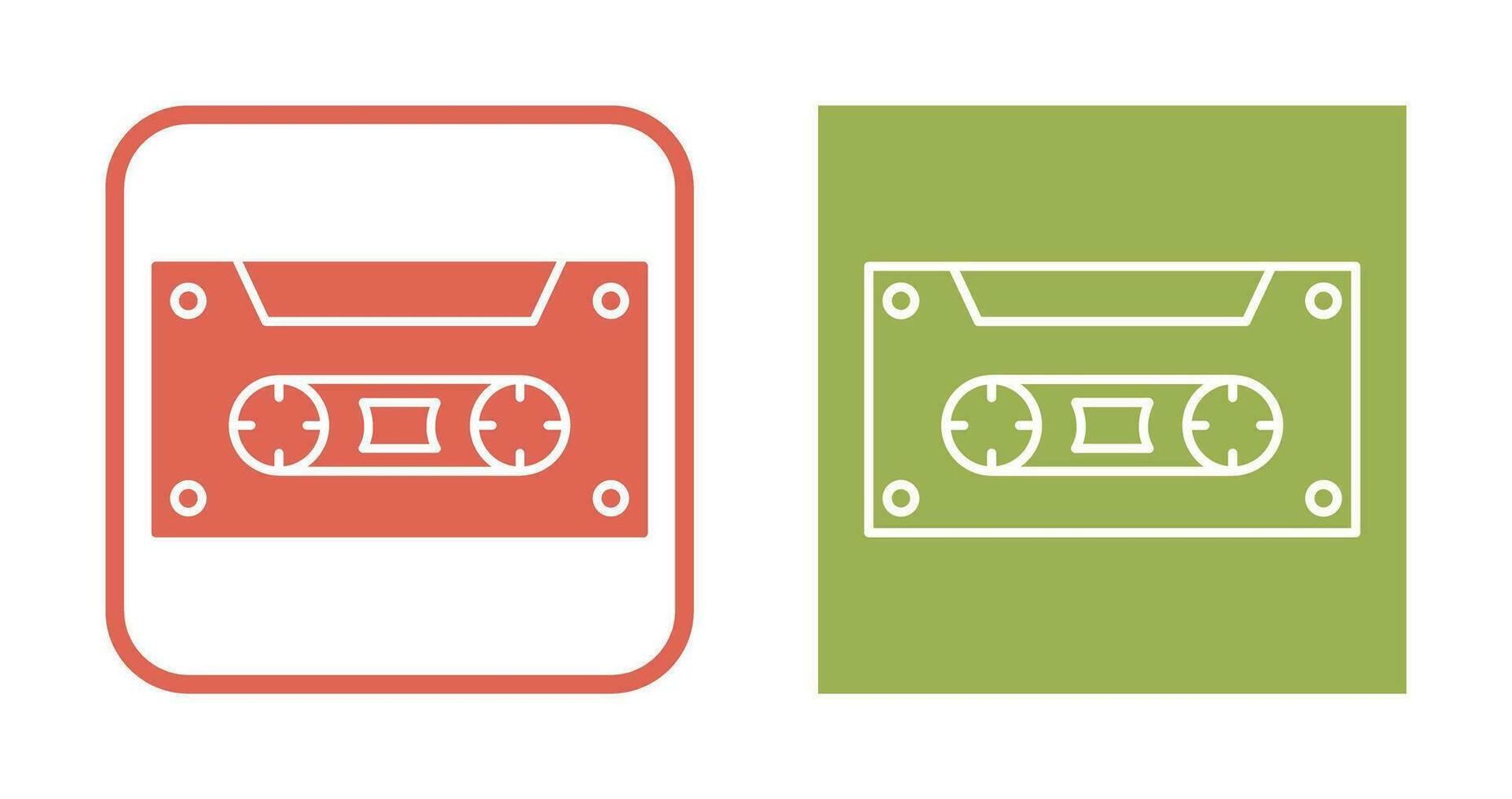 icône de vecteur de cassette