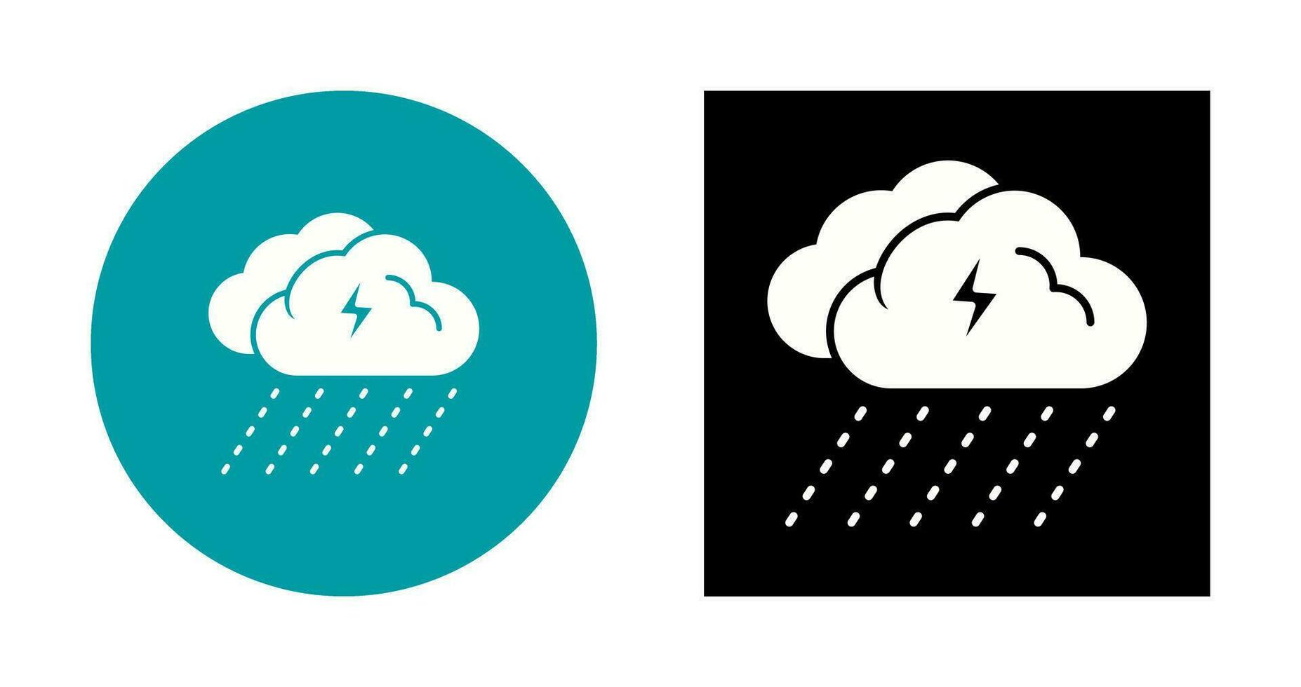 icône de vecteur de jour de pluie
