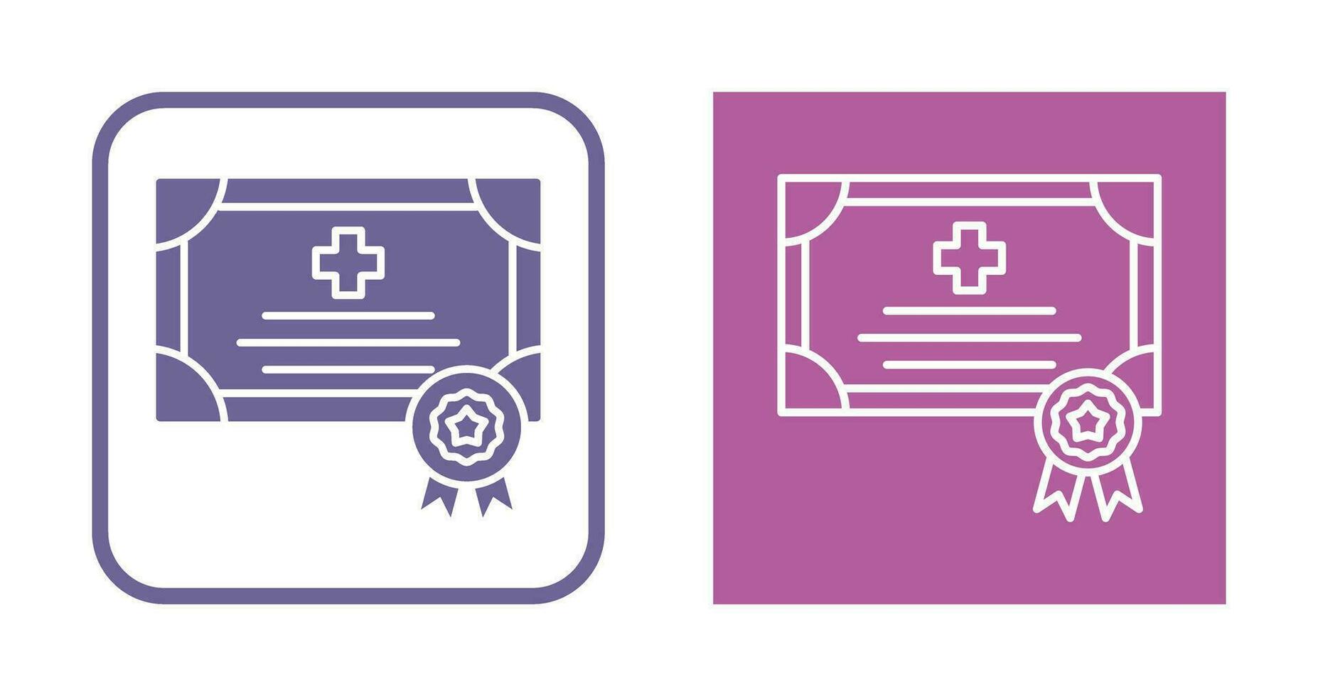 icône de vecteur de certificat