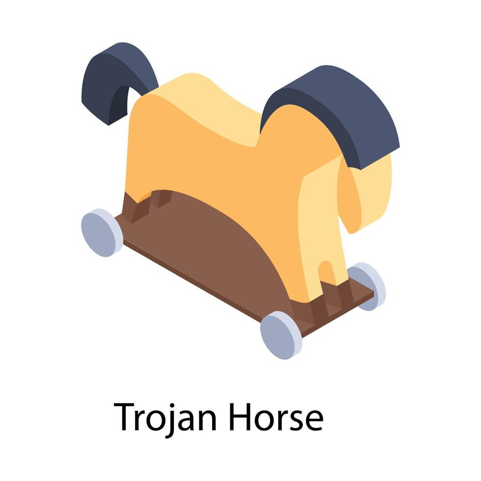 notions de cheval de Troie vecteur