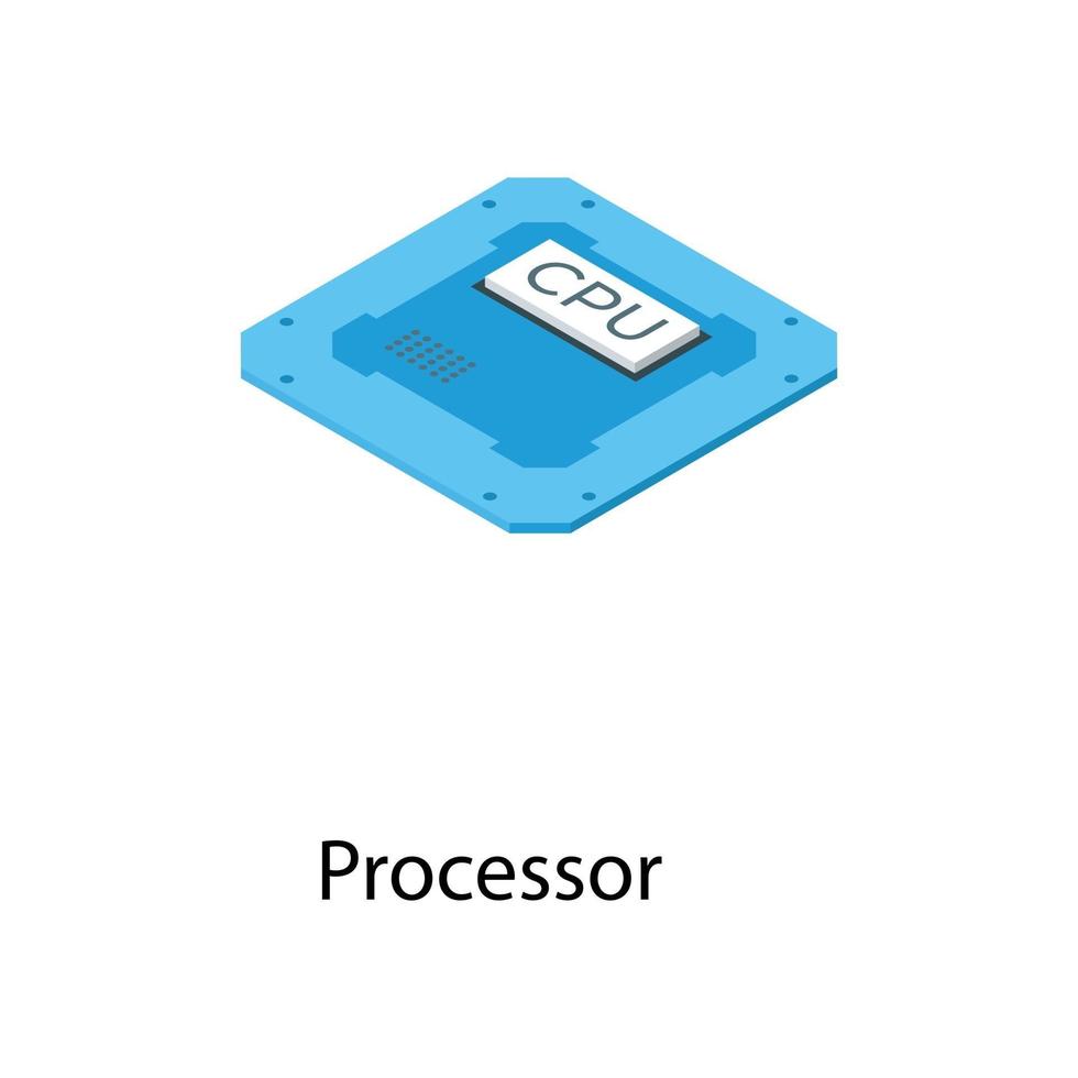 concepts de microprocesseur informatique vecteur