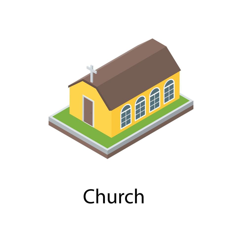 concepts d'église tendance vecteur