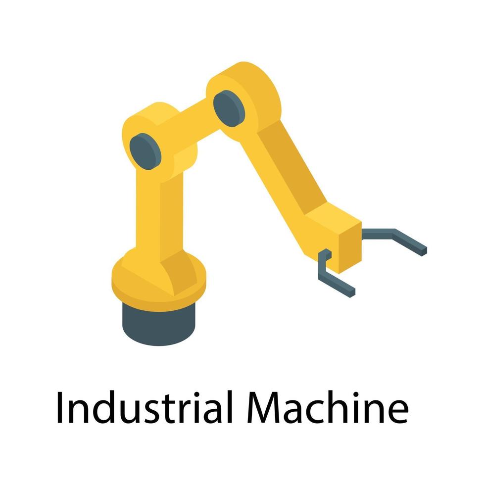 concepts de machine à main robotisée vecteur