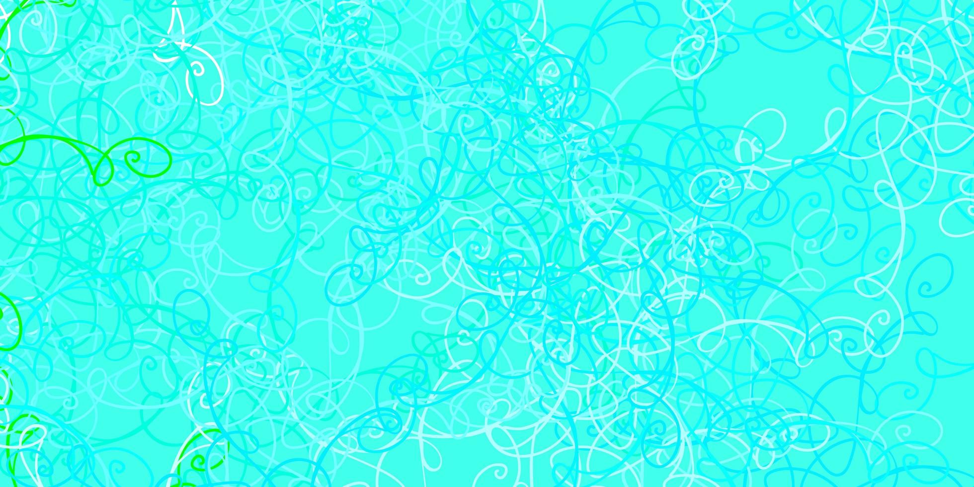 toile de fond de vecteur bleu clair, vert avec arc circulaire.