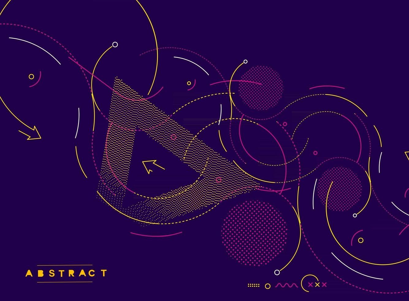 conception de motif coloré abstrait et arrière-plan. vecteur