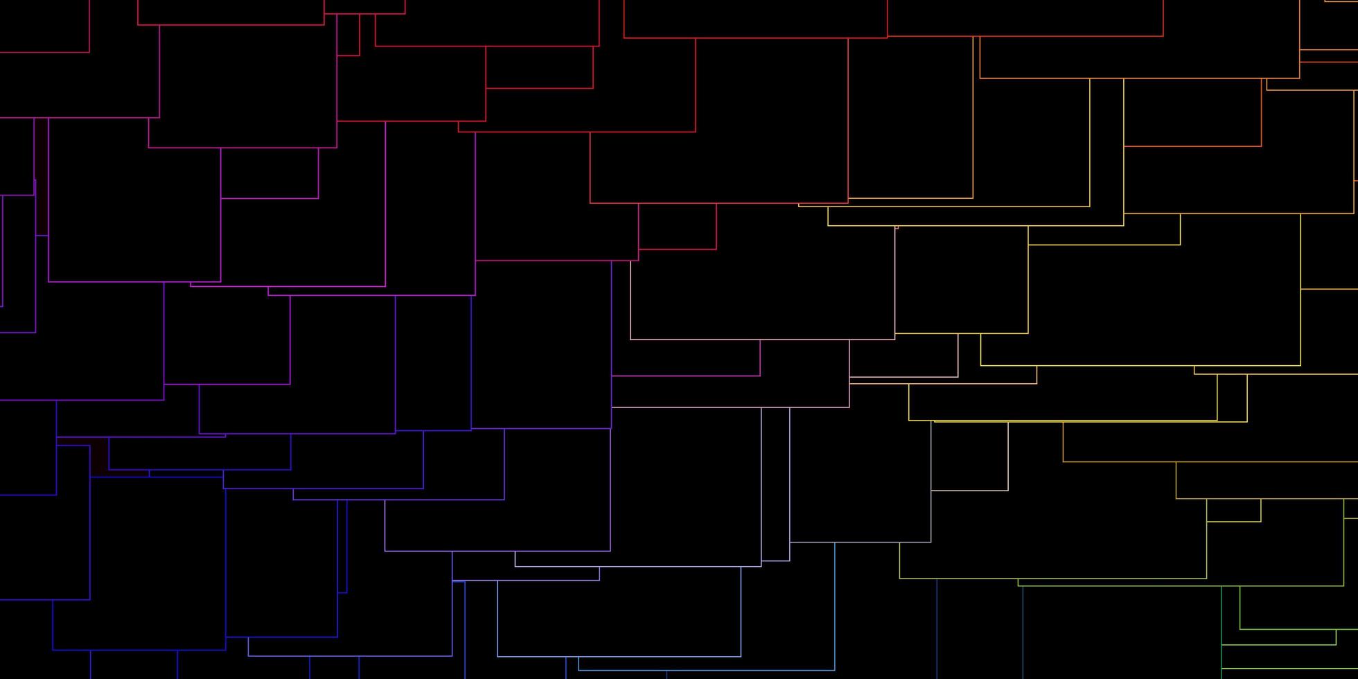 modèle vectoriel multicolore sombre dans un style carré.