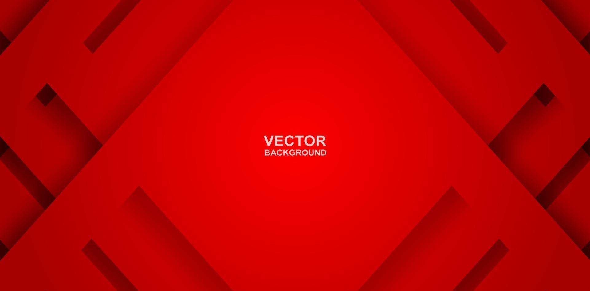 abstrait. fond de forme de chevauchement géométrique dégradé rouge. vecteur. vecteur