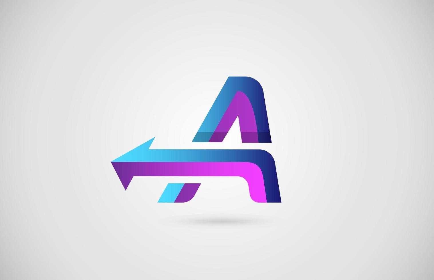 création de logo icône lettre alphabet. modèle d'entreprise et d'entreprise vecteur