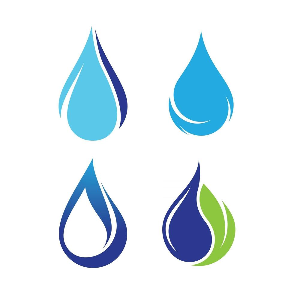 images de logo de goutte d'eau vecteur