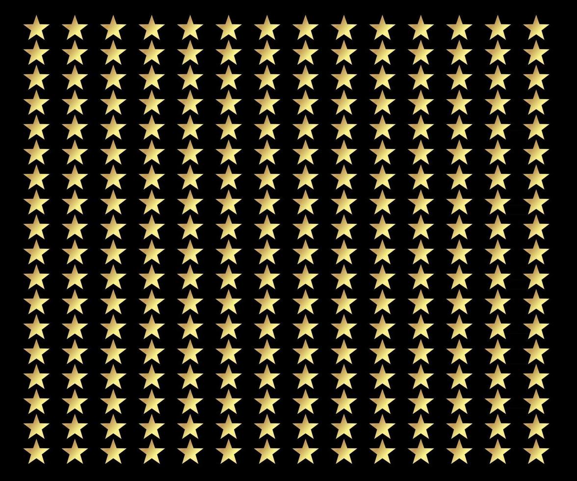 motif abstrait étoiles d'or. fond de célébration vecteur