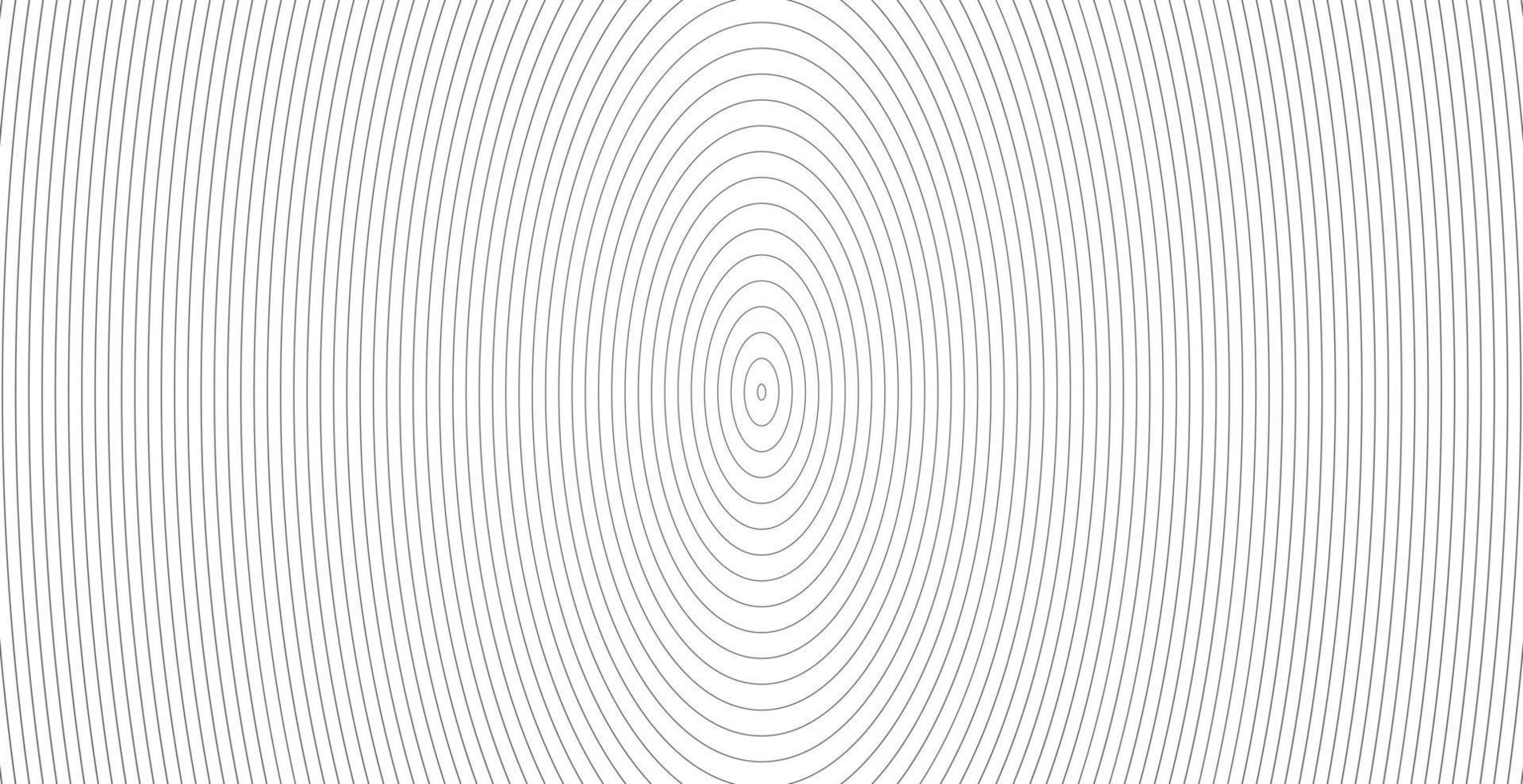cercle concentrique pour l'onde sonore. motif de ligne de cercle abstrait vecteur