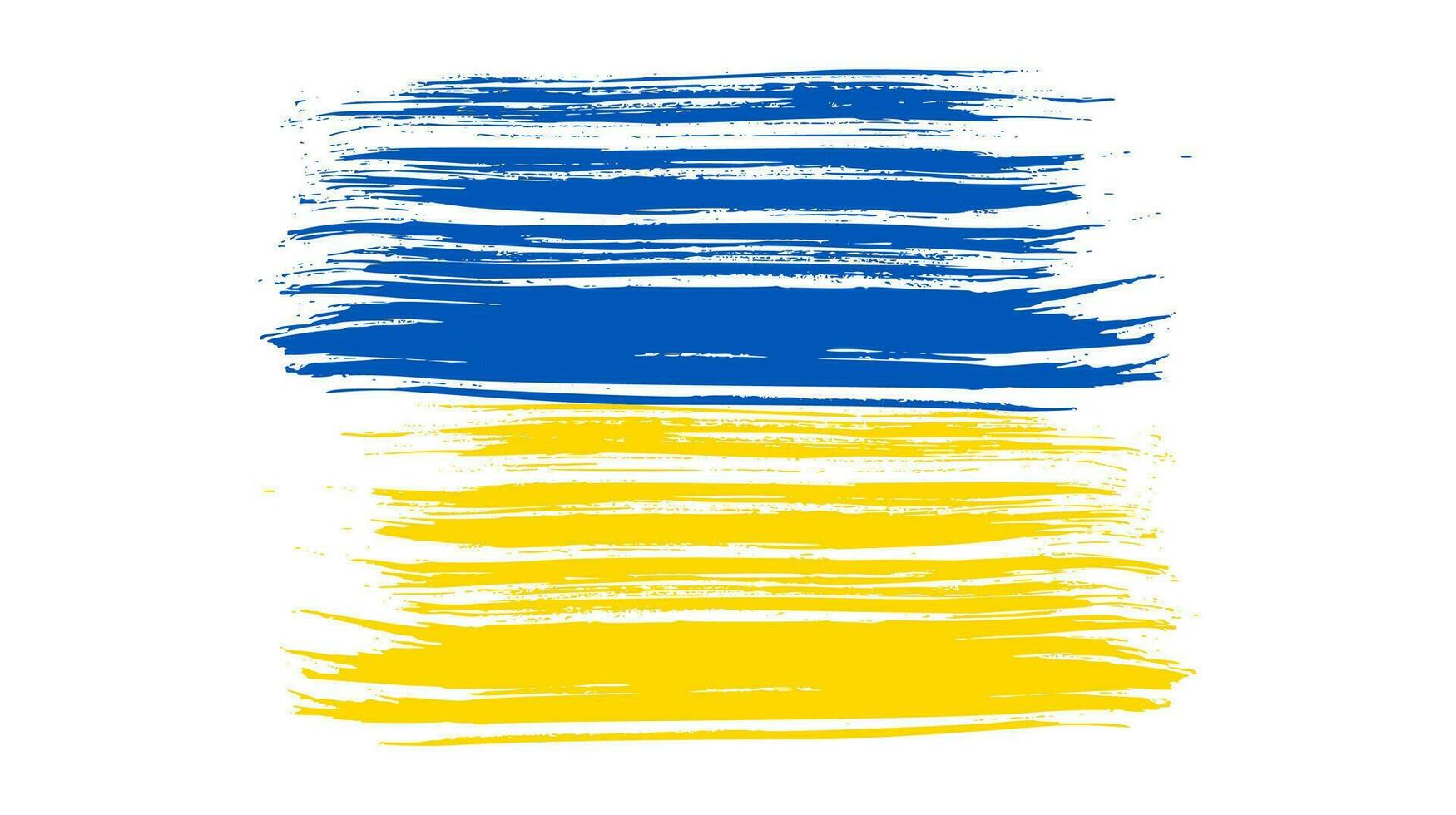 drapeau national ukrainien dans le style grunge vecteur