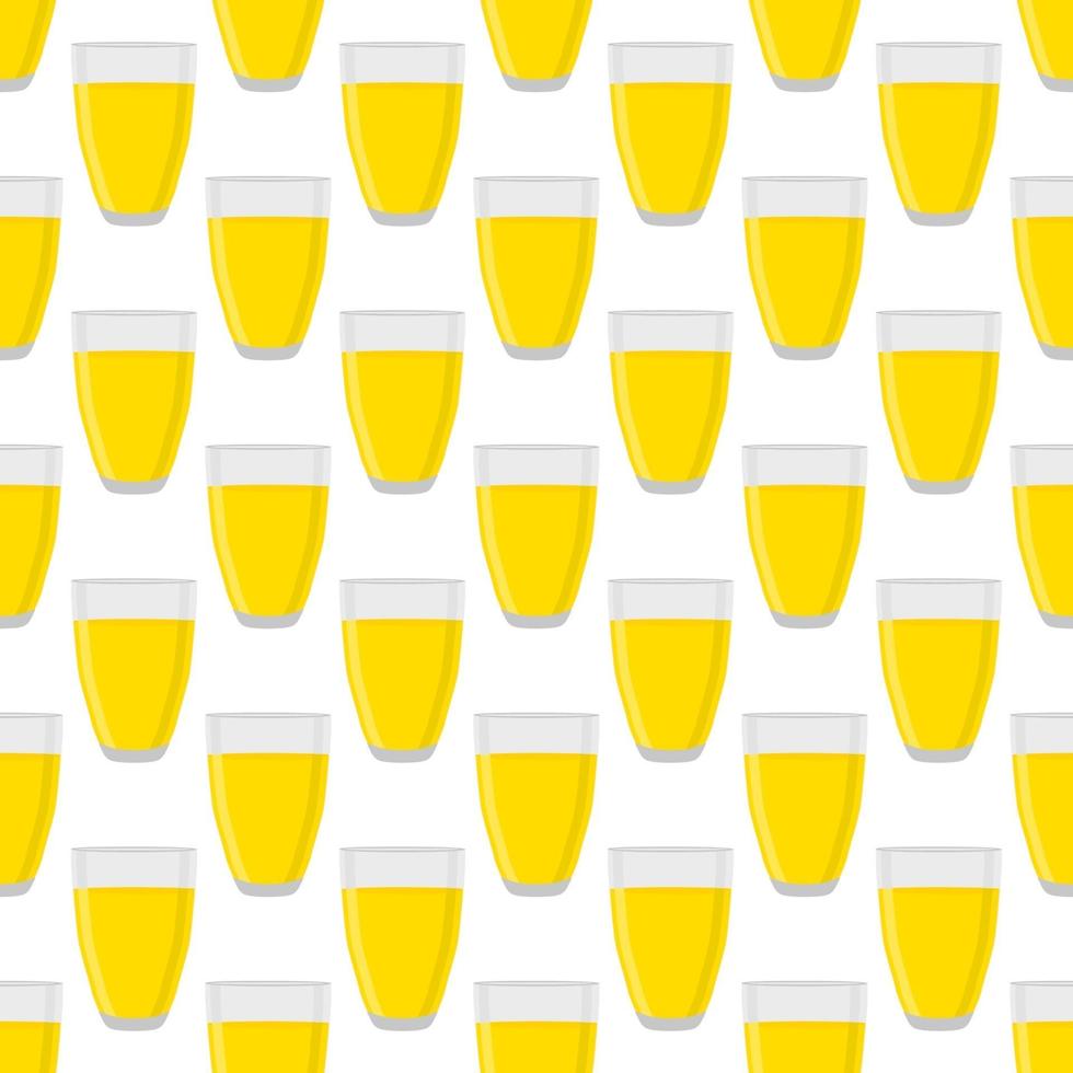 illustration sur le thème grande limonade colorée dans une tasse en verre vecteur