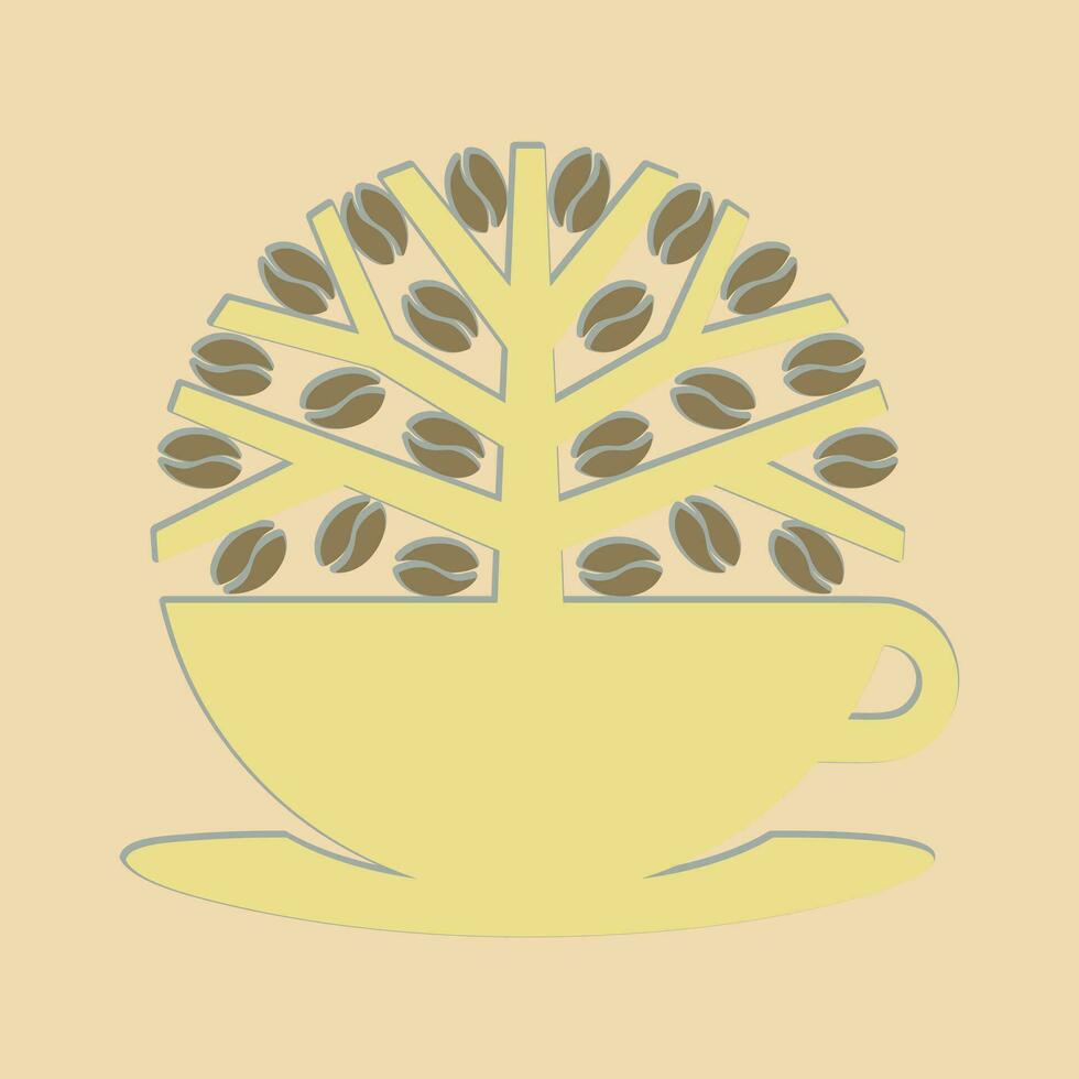 café logo conception avec Créatif unique concept vecteur