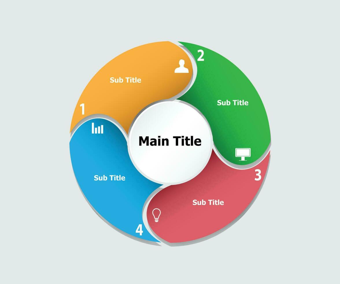 moderne infographie modèle conception vecteur pour la toile conception, ui applications, affaires présentation, flux de travail mise en page, diagramme, annuel rapport.