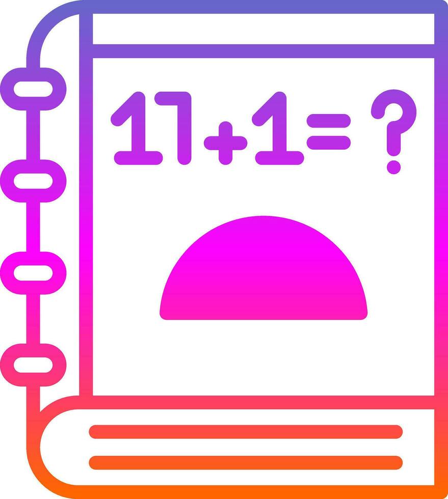 conception d'icônes vectorielles mathématiques vecteur