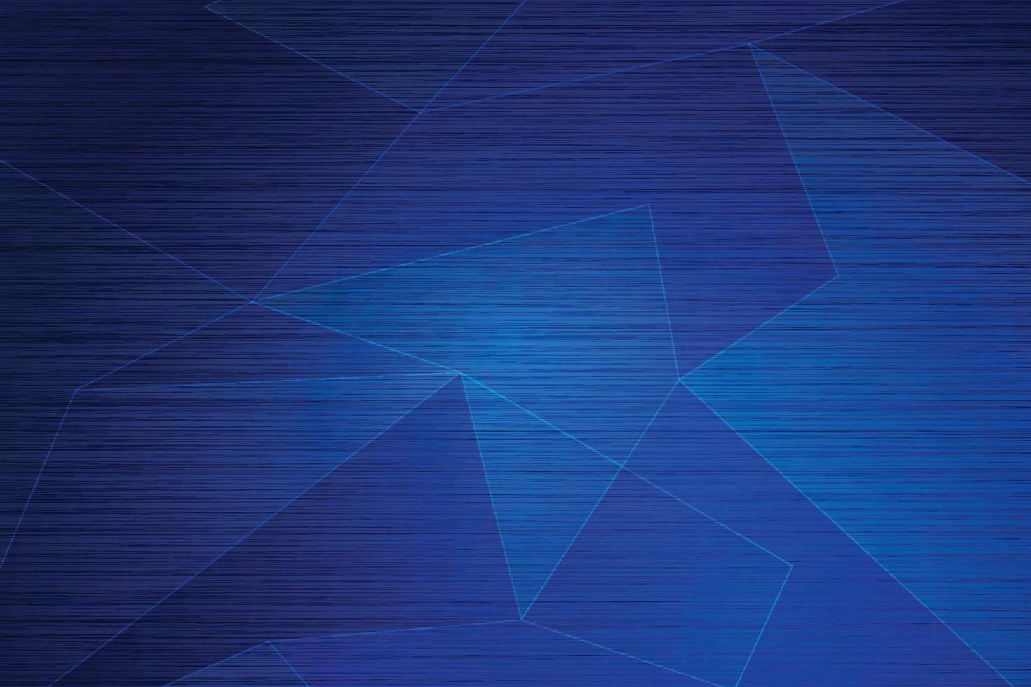 technologie bleue dégradée abstraite d'œuvres d'art de conception polygonale. vecteur