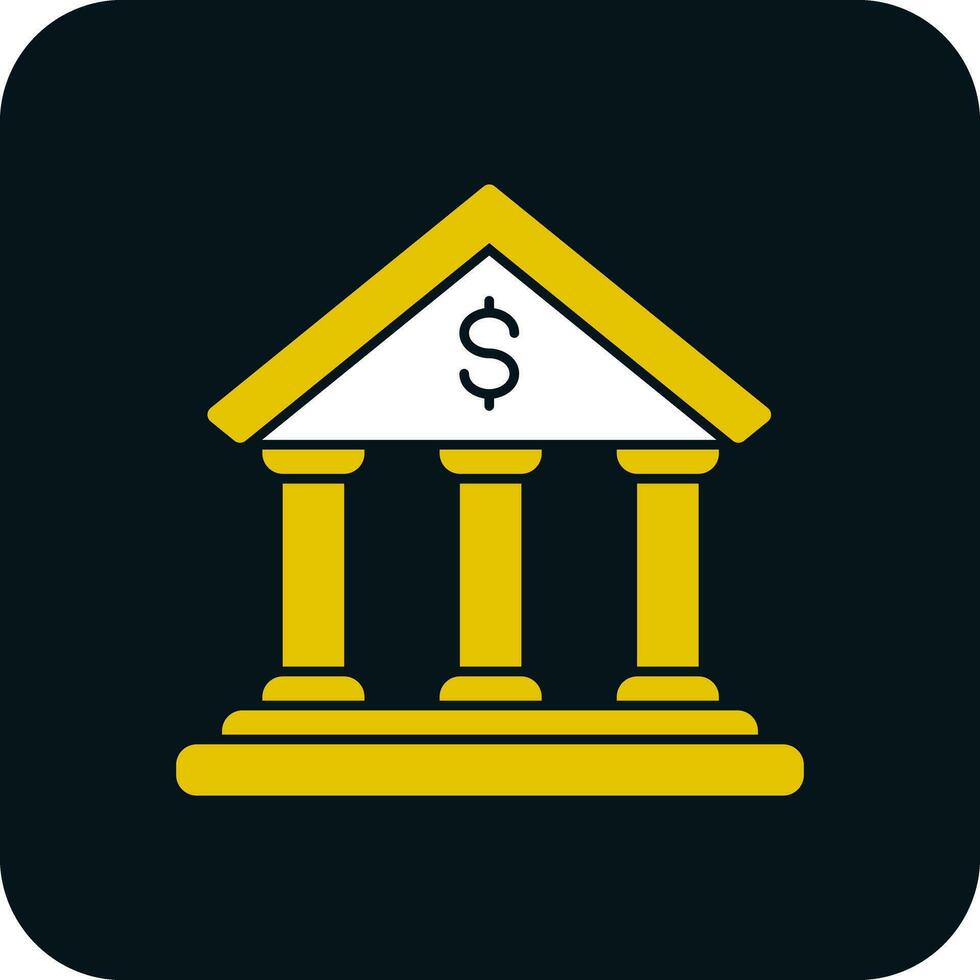 conception d'icône de vecteur de banque