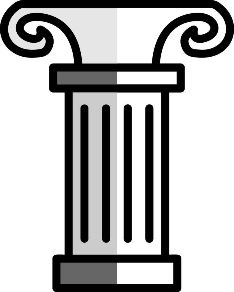 pilier vecteur icône conception