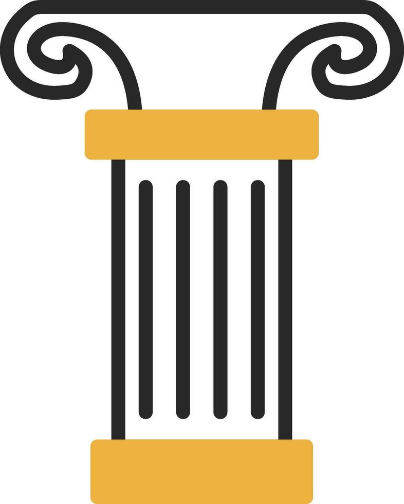 pilier vecteur icône conception