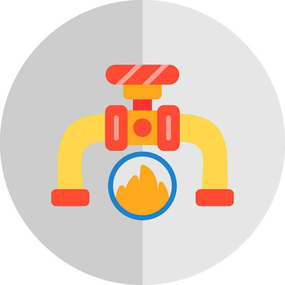 conception d'icône de vecteur de gaz