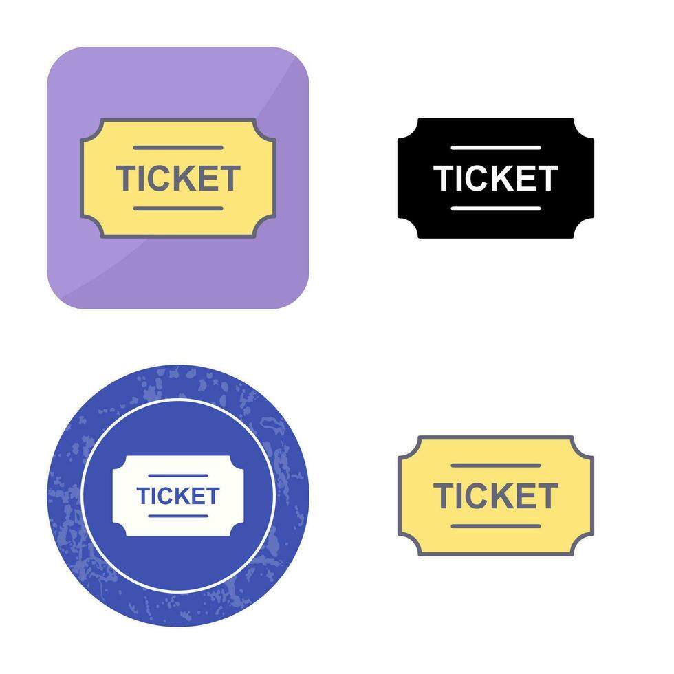 icône de vecteur de billets